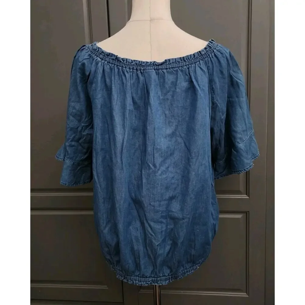 Girls Clothing Lot 3 Pieces Sz 18 Plus/20 Jeans & 2 Tops (1 New Top)